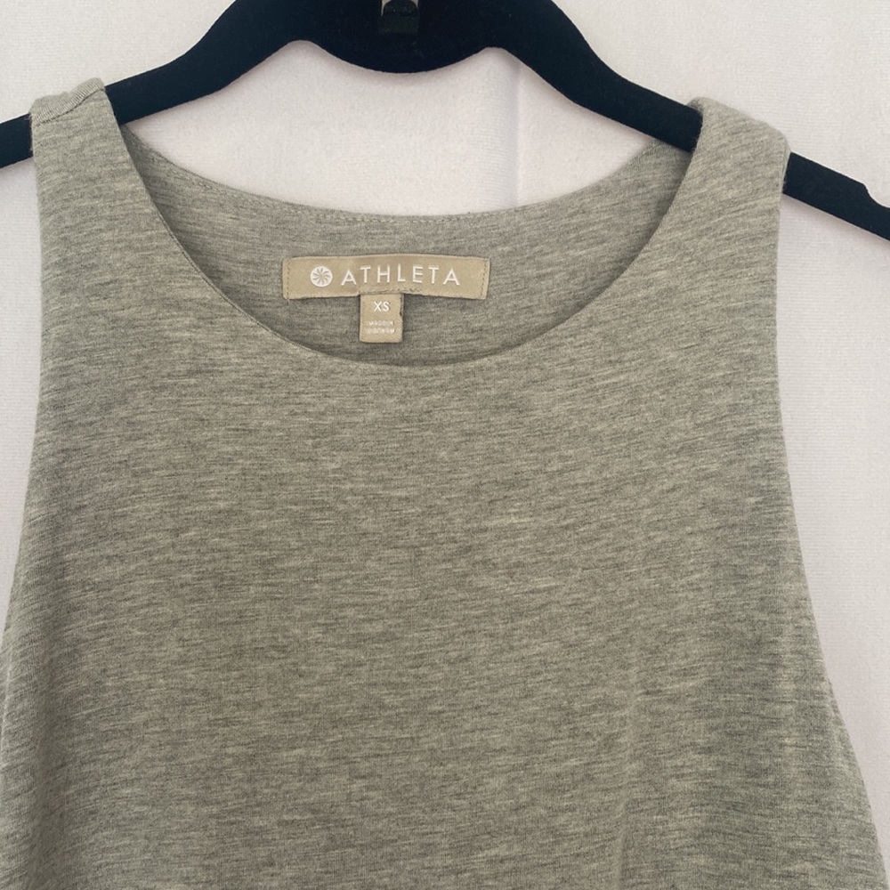 ATHLETA Gray Empire Waist Dress - Picture 3 of 7